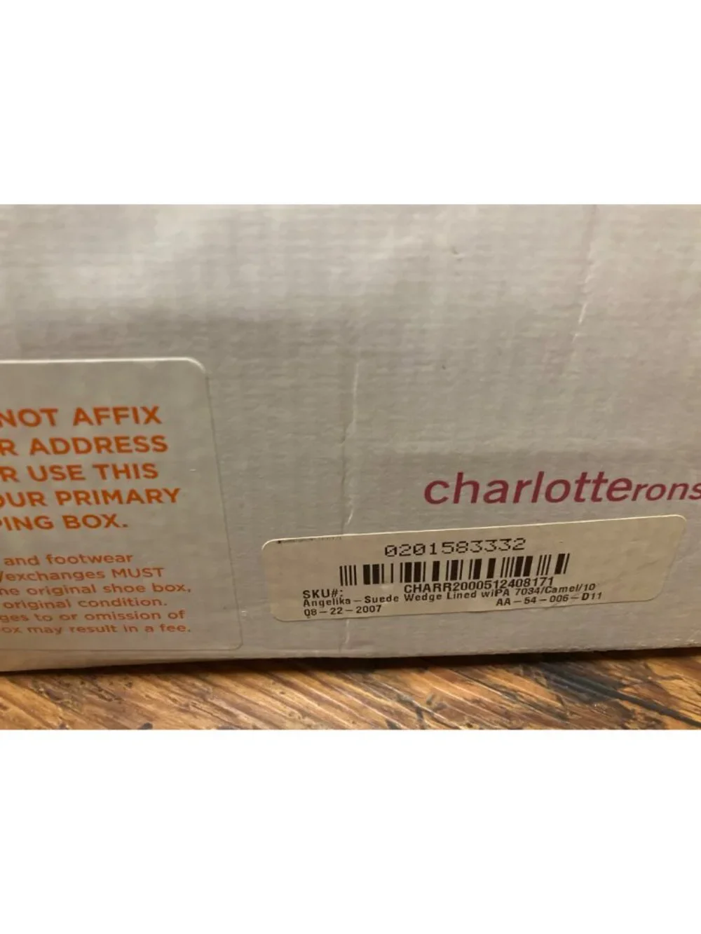 Charlotte Ronson Camel Wedge Boots Heels - Size 10 US - Brand New in Box - Picture 6 of 6